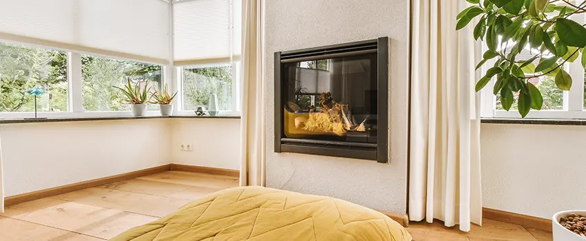 Residential Fireplace Ceramic Glass Installation in Maitland, FL