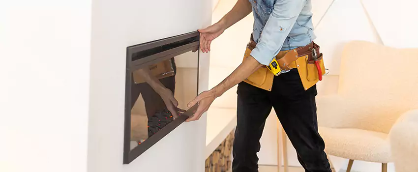 Metal Fireplace Installation in Maitland, Florida