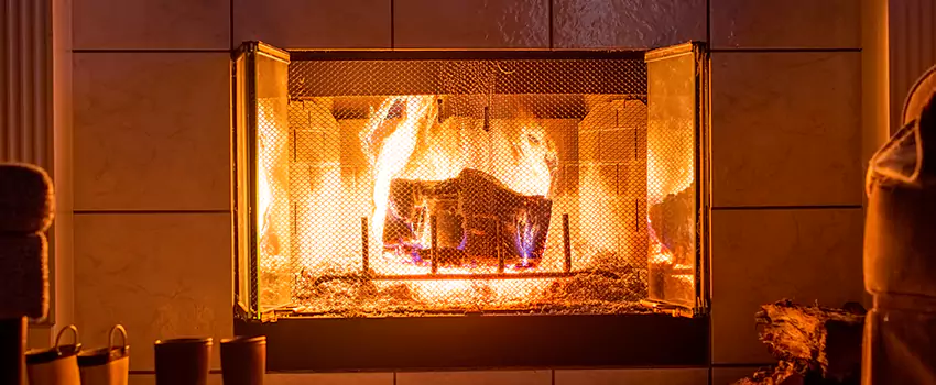 Mendota Hearth Landscape Fireplace Installation in Maitland, Florida
