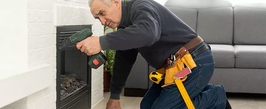 New Indoor Fireplace Installation in Maitland, Florida