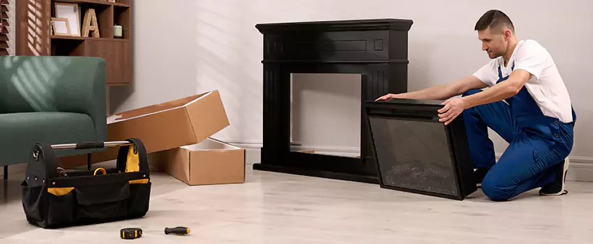 Old Rusted Metal Fireplace Repair And Replacement in Maitland, FL