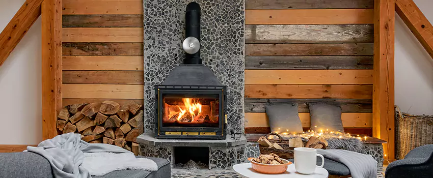 Thelin Hearth Products Direct Vent Gas Stove Fireplace Inspection in Maitland, Florida